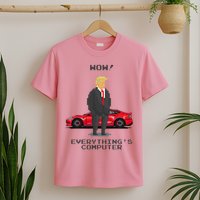 Everything's Computer Pixel Trump Doge Tech Support  T-Shirt