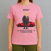 Everything's Computer Pixel Trump Doge Tech Support  T-Shirt