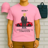 Everything's Computer Pixel Trump Doge Tech Support  T-Shirt