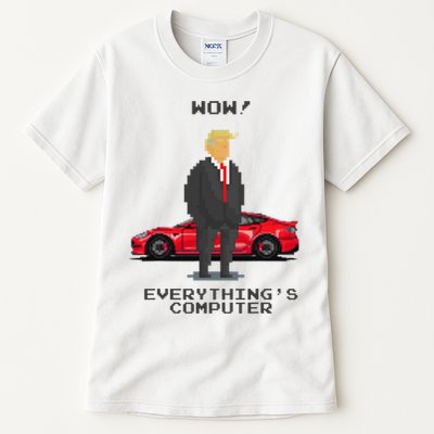 Everything's Computer Pixel Trump Doge Tech Support  Tall T-Shirt