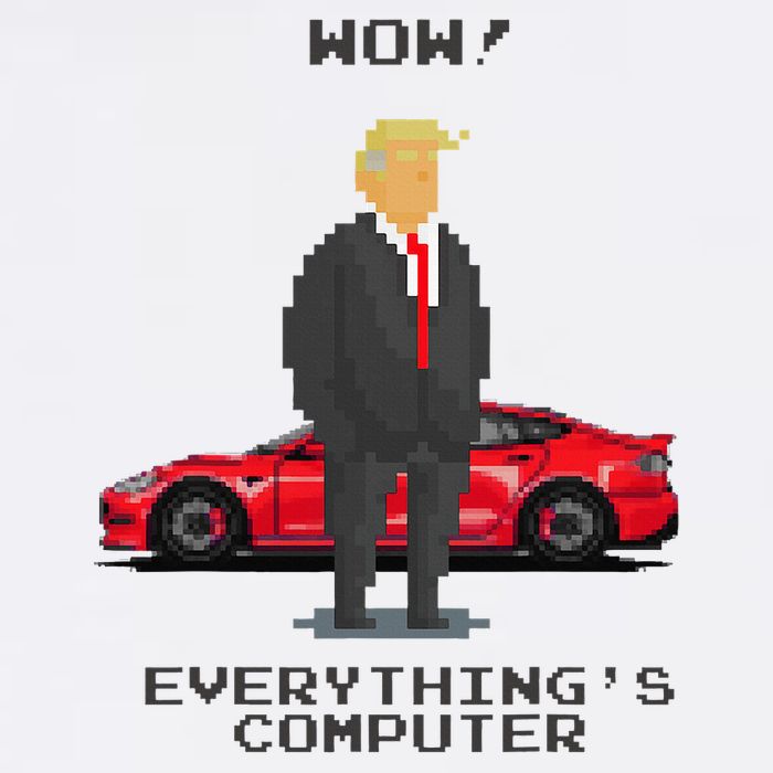Everything's Computer Pixel Trump Doge Tech Support  Tank Top