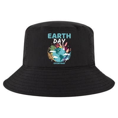 Earth Climate Planet Earth Day Is Everyday Gift Cool Comfort Performance Bucket Hat