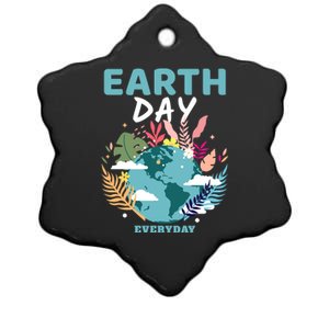 Earth Climate Planet Earth Day Is Everyday Gift Ceramic Star Ornament