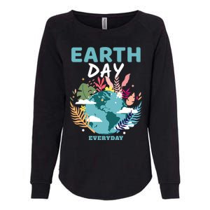 Earth Climate Planet Earth Day Is Everyday Gift Womens California Wash Sweatshirt