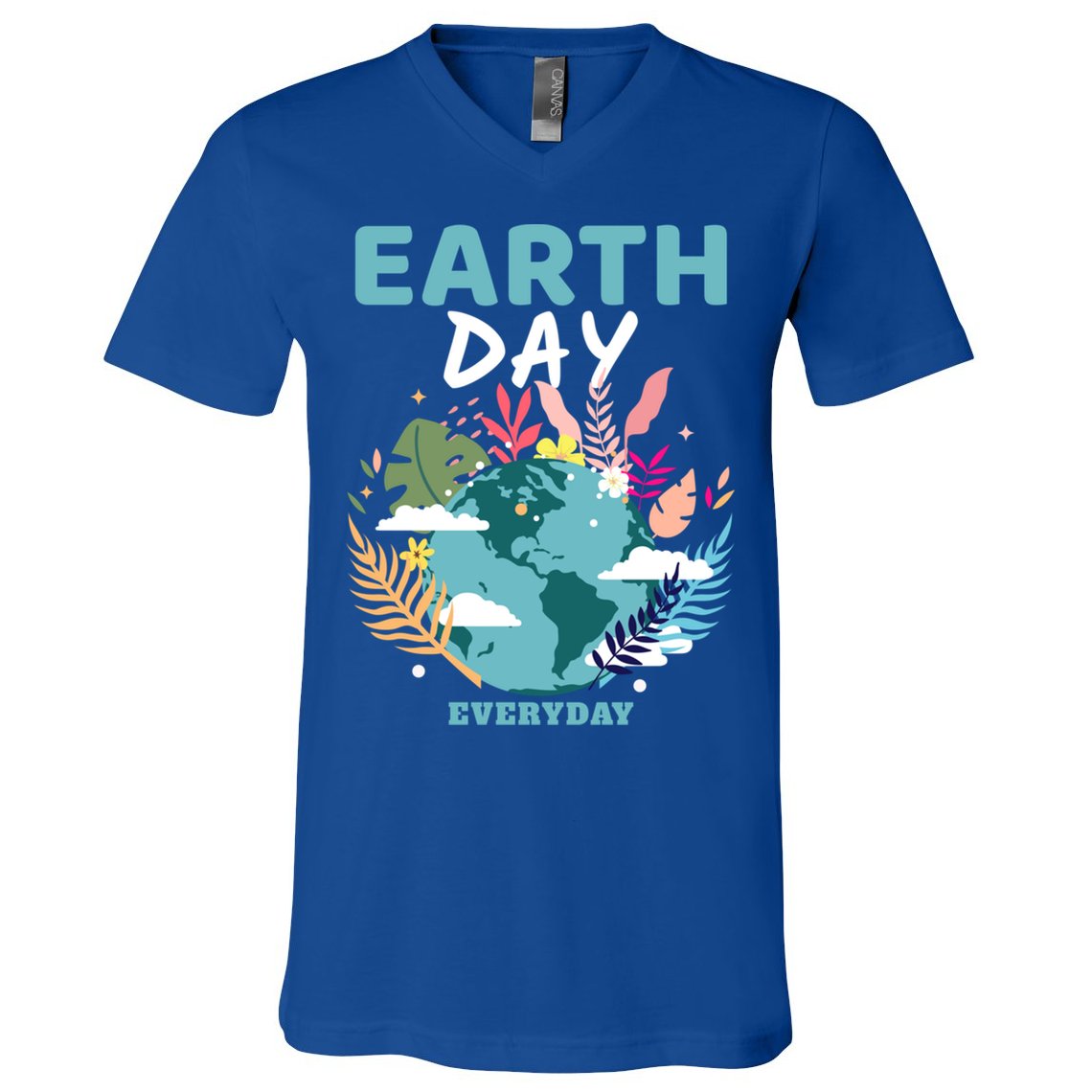Earth Climate Planet Earth Day Is Everyday Gift V-Neck T-Shirt