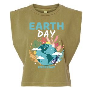 Earth Climate Planet Earth Day Is Everyday Gift Garment-Dyed Women's Muscle Tee