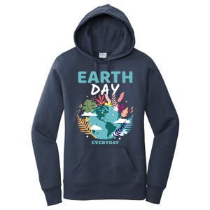 Earth Climate Planet Earth Day Is Everyday Gift Women's Pullover Hoodie