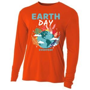 Earth Climate Planet Earth Day Is Everyday Great Gift Cooling Performance Long Sleeve Crew