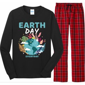 Earth Climate Planet Earth Day Is Everyday Great Gift Long Sleeve Pajama Set