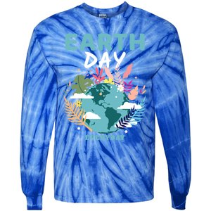 Earth Climate Planet Earth Day Is Everyday Great Gift Tie-Dye Long Sleeve Shirt