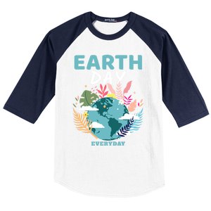 Earth Climate Planet Earth Day Is Everyday Great Gift Baseball Sleeve Shirt