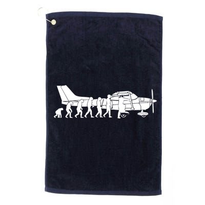Evolution Cessna Pilot Flugzeug Fun Art Air Fly Airplane Aircraft Flug Golf Towel