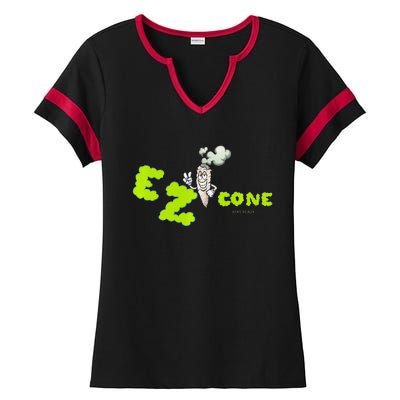 Ez Cone Premium Ladies Halftime Notch Neck Tee