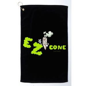 Ez Cone Premium Platinum Collection Golf Towel