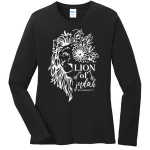 Elegant Christian Quote Ladies Long Sleeve Shirt