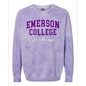 Emerson College Retro Colorblast Crewneck Sweatshirt