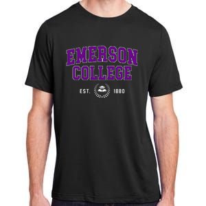 Emerson College Retro Adult ChromaSoft Performance T-Shirt