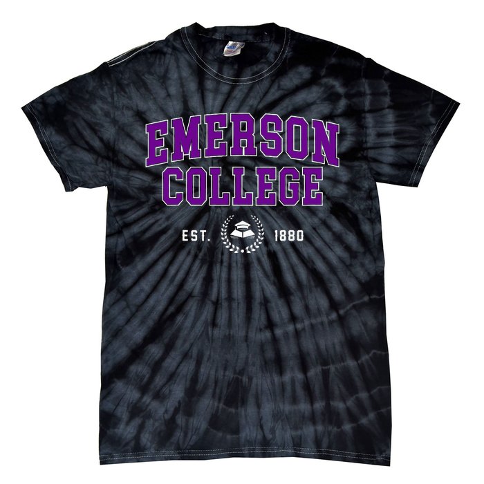 Emerson College Retro Tie-Dye T-Shirt