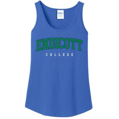 Endicott College Retro Ladies Essential Tank