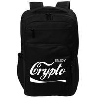 Enjoy Crypto Retro Cryptocurrency Bitcoin Impact Tech Backpack