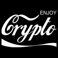 Enjoy Crypto Retro Cryptocurrency Bitcoin Drawstring Bag