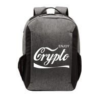 Enjoy Crypto Retro Cryptocurrency Bitcoin Vector Backpack