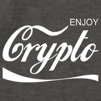Enjoy Crypto Retro Cryptocurrency Bitcoin Vector Backpack