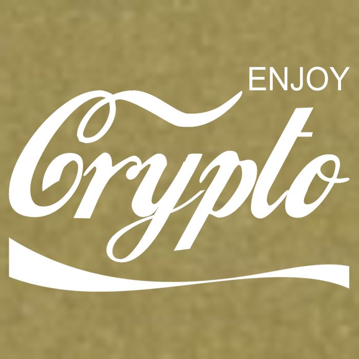 Enjoy Crypto Retro Cryptocurrency Bitcoin Garment-Dyed Women's Muscle Tee
