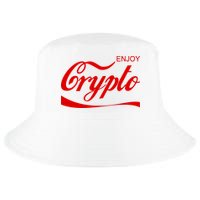 Enjoy Crypto Retro Cryptocurrency Bitcoin Cool Comfort Performance Bucket Hat