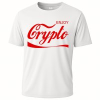 Enjoy Crypto Retro Cryptocurrency Bitcoin Performance Shirt