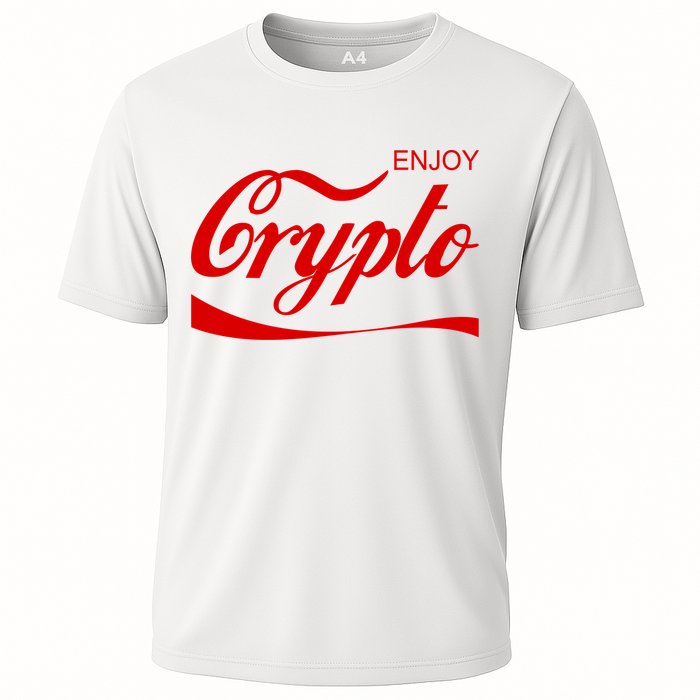 Enjoy Crypto Retro Cryptocurrency Bitcoin Performance Shirt