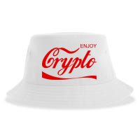 Enjoy Crypto Retro Cryptocurrency Bitcoin Sustainable Bucket Hat