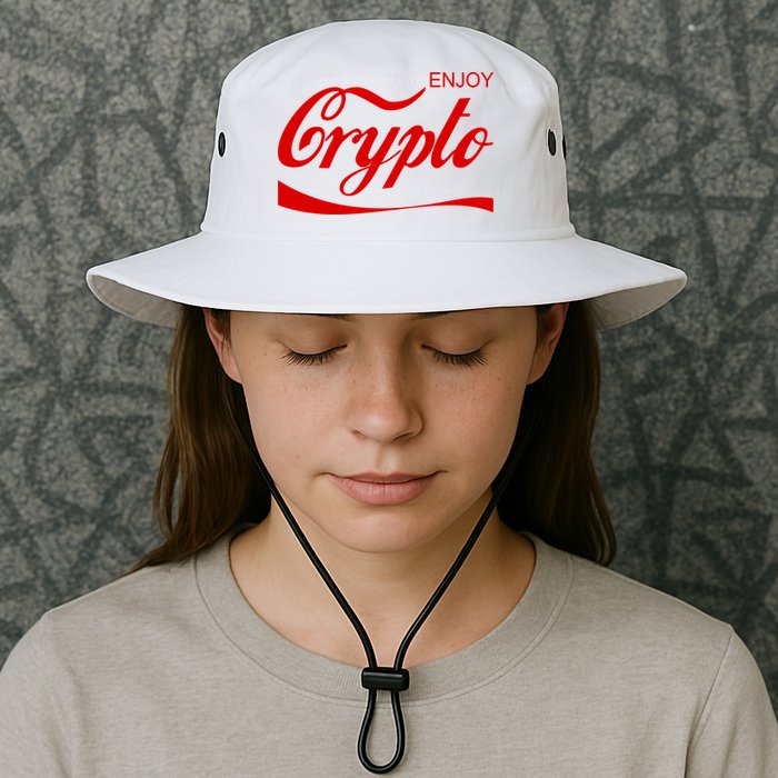 Enjoy Crypto Retro Cryptocurrency Bitcoin Bucket Hat