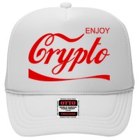 Enjoy Crypto Retro Cryptocurrency Bitcoin Trucker Hat