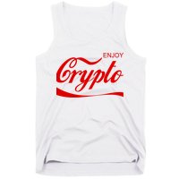 Enjoy Crypto Retro Cryptocurrency Bitcoin Tank Top