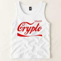 Enjoy Crypto Retro Cryptocurrency Bitcoin Tank Top