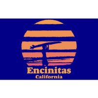 Encinitas California Retro Surf Vintage Surfing Sun 70's Gift Bumper Sticker