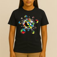 Exploding Cube Speed Cubing Puzzle Master T-Shirt