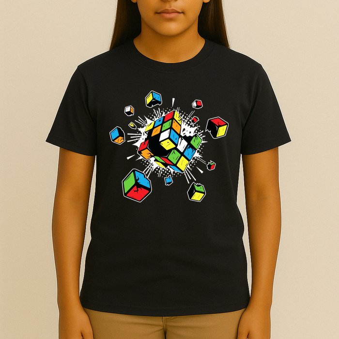 Exploding Cube Speed Cubing Puzzle Master T-Shirt