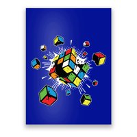 Exploding Cube Speed Cubing Puzzle Master Gift Poster