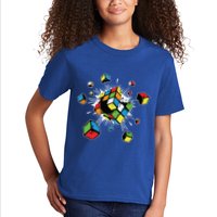 Exploding Cube Speed Cubing Puzzle Master Gift Kids T-Shirt