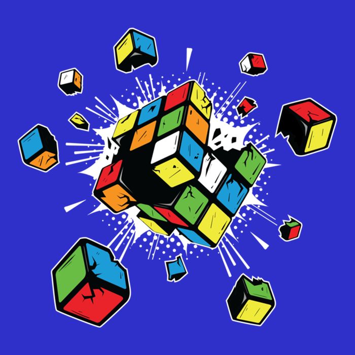 Exploding Cube Speed Cubing Puzzle Master Gift Kids T-Shirt