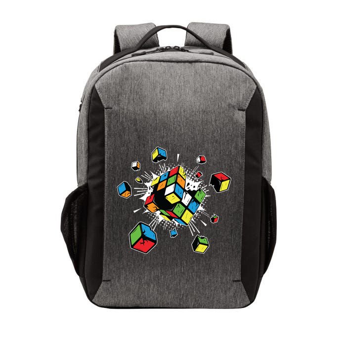 Exploding Cube Speed Cubing Puzzle Master Gift Vector Backpack