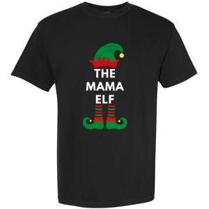 Elves Christmas Santa The Mama Elf Matching Family Gift Garment-Dyed Heavyweight T-Shirt