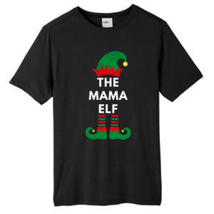 Elves Christmas Santa The Mama Elf Matching Family Gift Tall Fusion ChromaSoft Performance T-Shirt