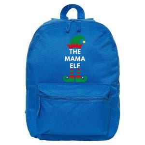 Elves Christmas Santa The Mama Elf Matching Family Gift 16 in Basic Backpack