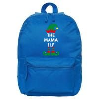 Elves Christmas Santa The Mama Elf Matching Family Gift 16 in Basic Backpack