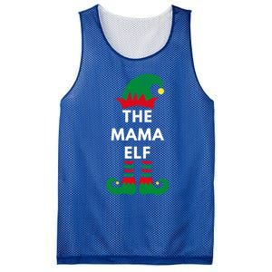 Elves Christmas Santa The Mama Elf Matching Family Gift Mesh Reversible Basketball Jersey Tank