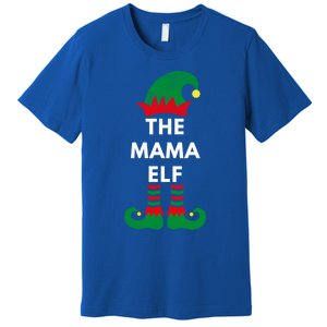 Elves Christmas Santa The Mama Elf Matching Family Gift Premium T-Shirt