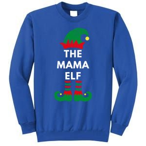 Elves Christmas Santa The Mama Elf Matching Family Gift Tall Sweatshirt